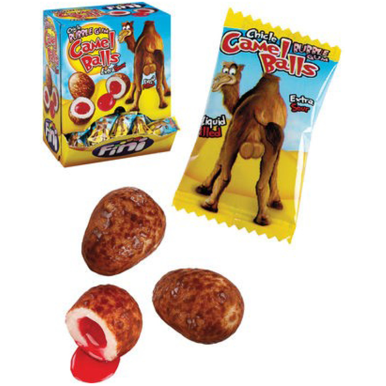 FINI CAMEL BALLS CH.GUM 200PCS DP