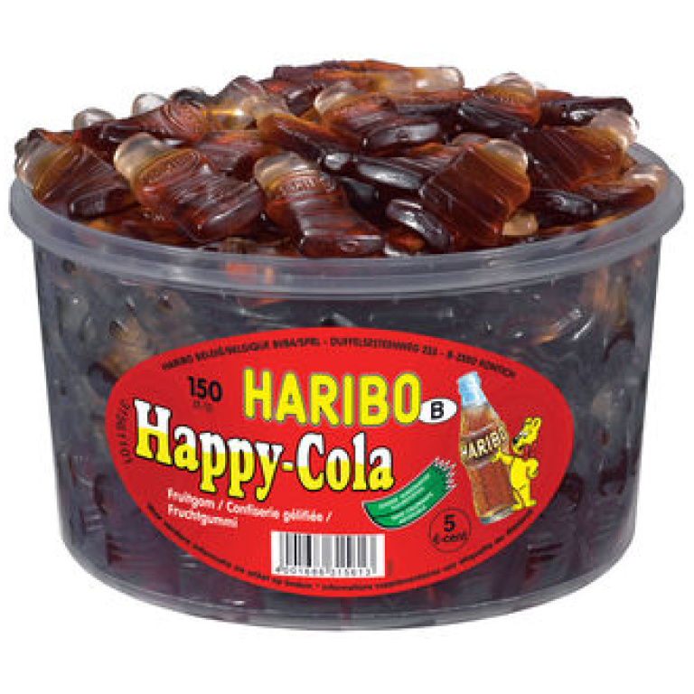 HARIBO HAPPY COLA 150PCS BOX
