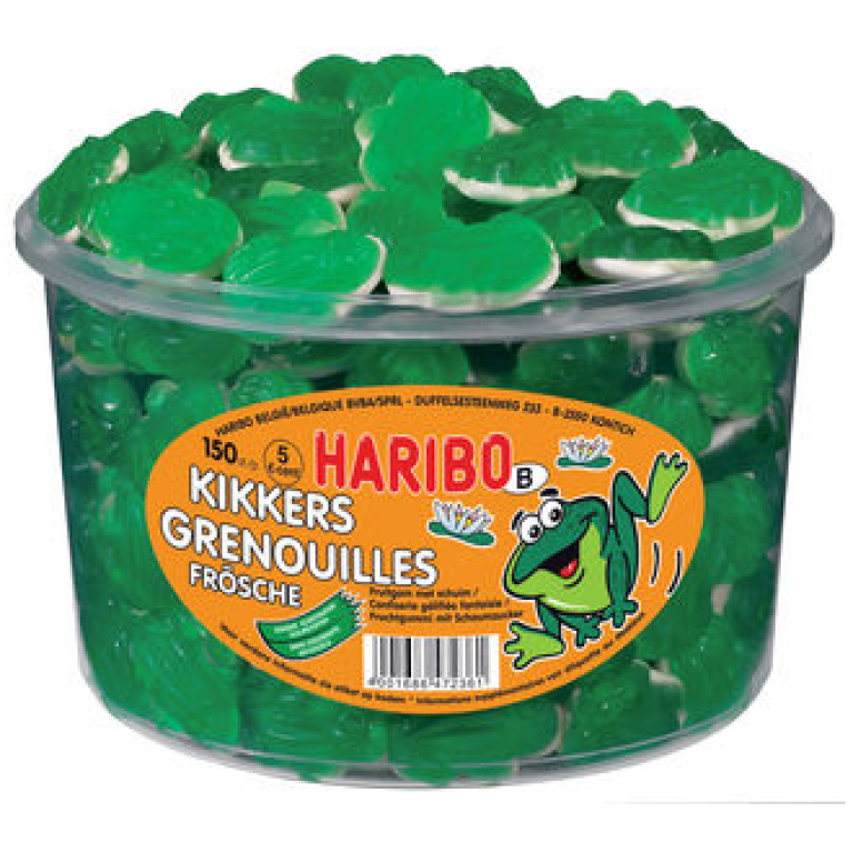 HARIBO KIKKERS JELLY  150PCS BOX