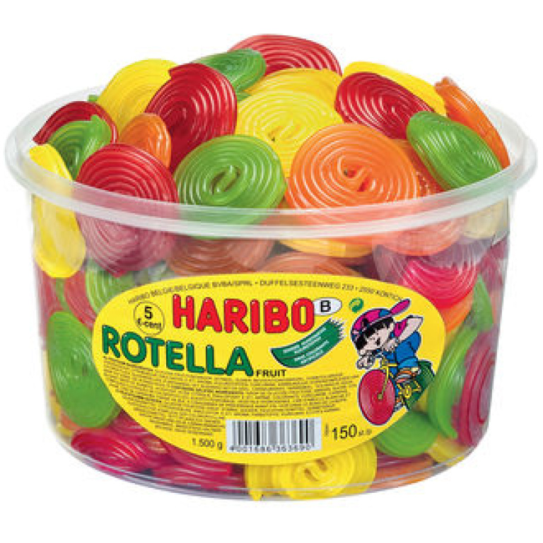 HARIBO F-ROTELLA JELLY 150PCS BOX