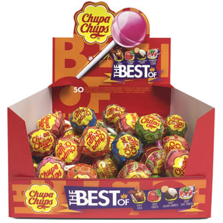 CHUPA CHUPS BEST OF LOLLY 50PCS