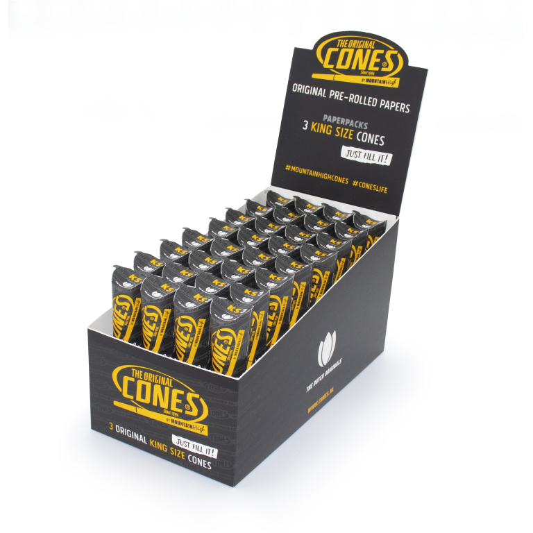 CONES PREROLED R-PAPER KS 3*32PCS