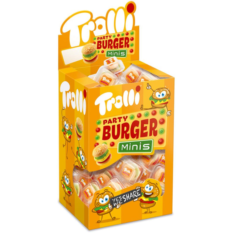 TROLLI MINI BURGER PARTY 10G*80PCS