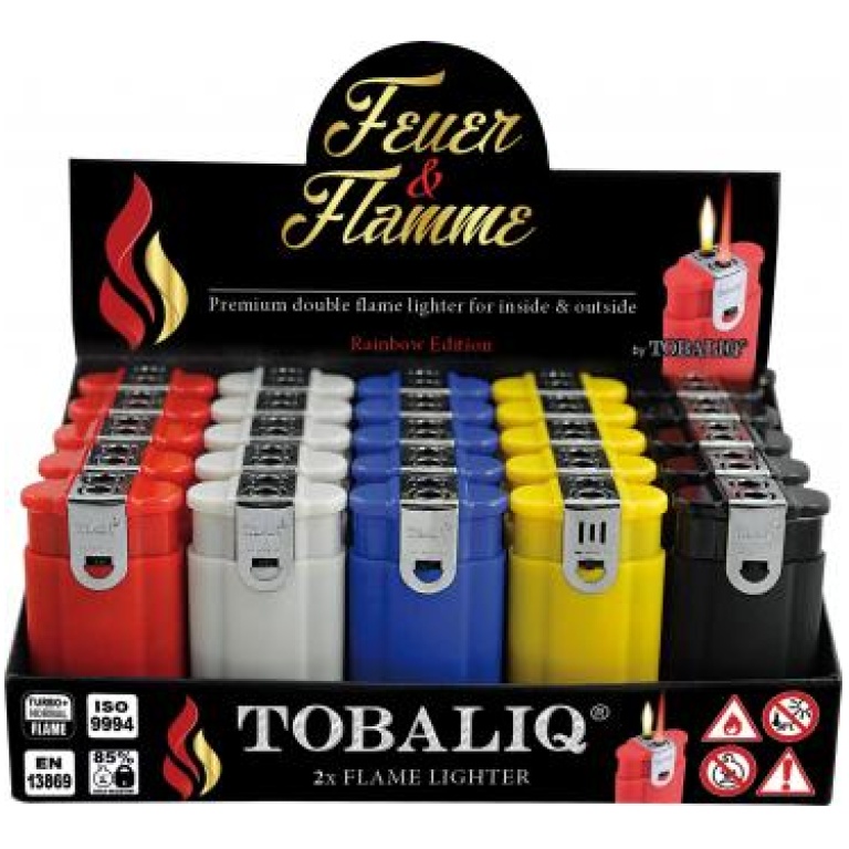 TOBALIQ FEUR & FLAME LIGHTER 25PCS