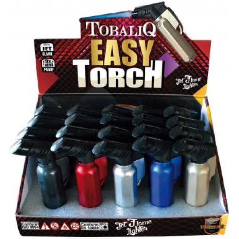 TOBALIQ EASY TORCH JET.FLAME LIGHTERS 25PCS