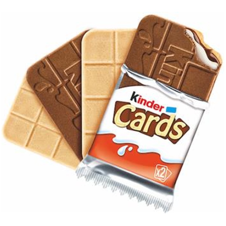 KINDER CARDS.CHOCO 25.6G*30PCS