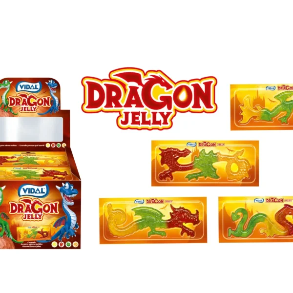 VIDAL DRAGON JELLY 33G*11*2 PKS
