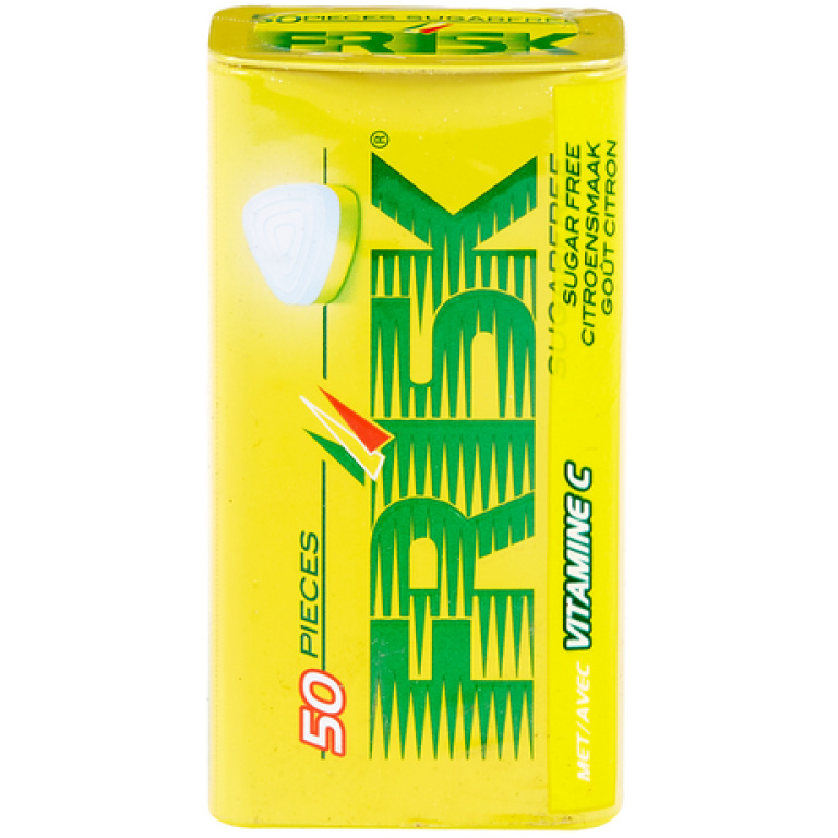FRISK LEMON+VIT-C CANDY 35G*12 METAL BOX