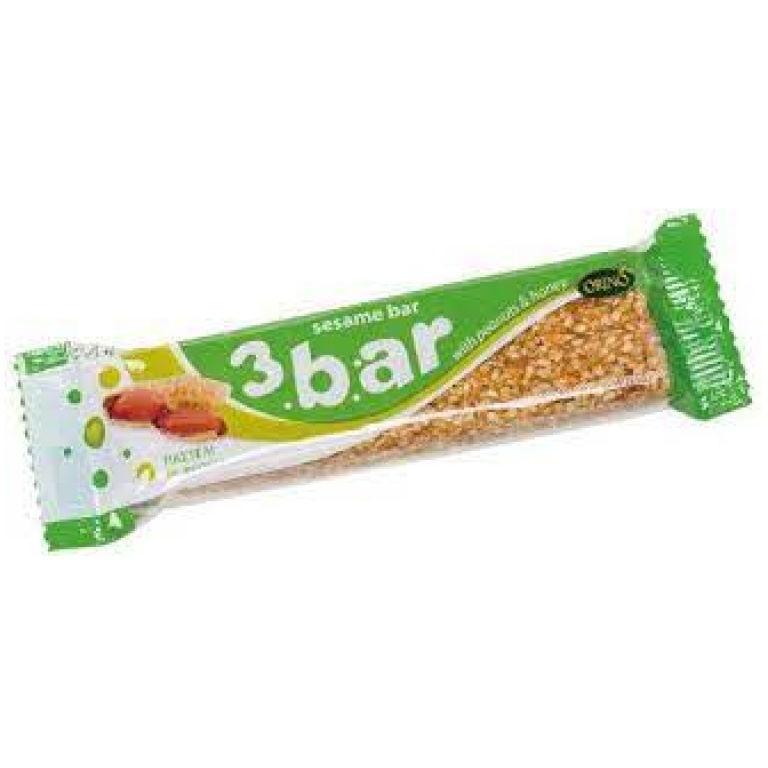3-BAR 45G*20 SESAME+PEANUT BAR