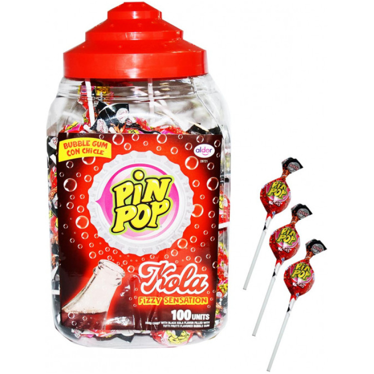 PIP-POP KOLA LOLIPOPS 17G*100PCS