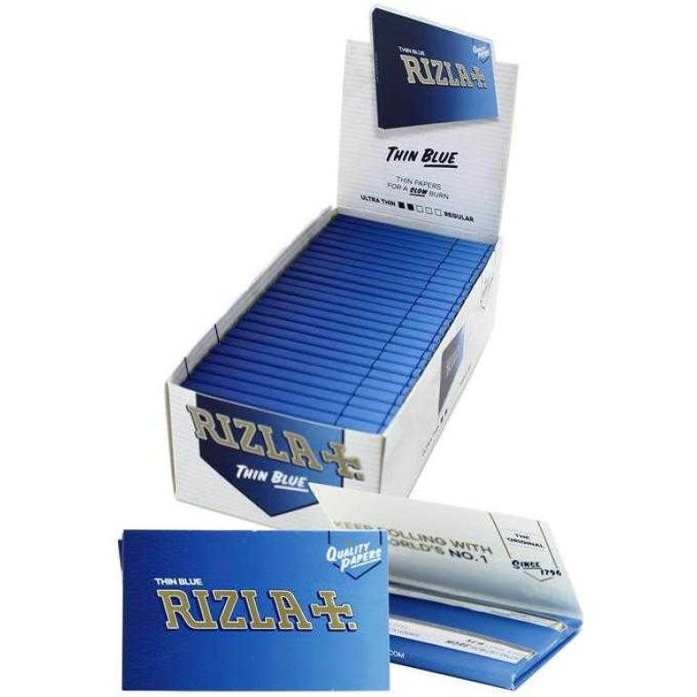 RIZLA+ BLUE THIN R- PAPER SMALL 2*25 BOK