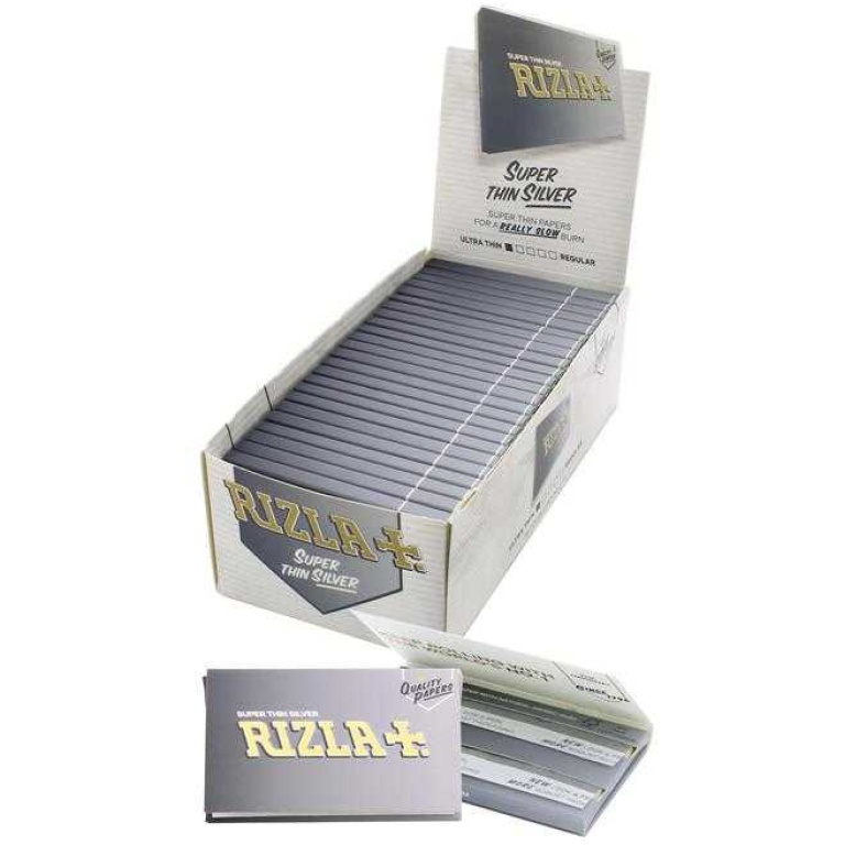RIZLA+ SILVER THIN SMALL 2*25 BOK