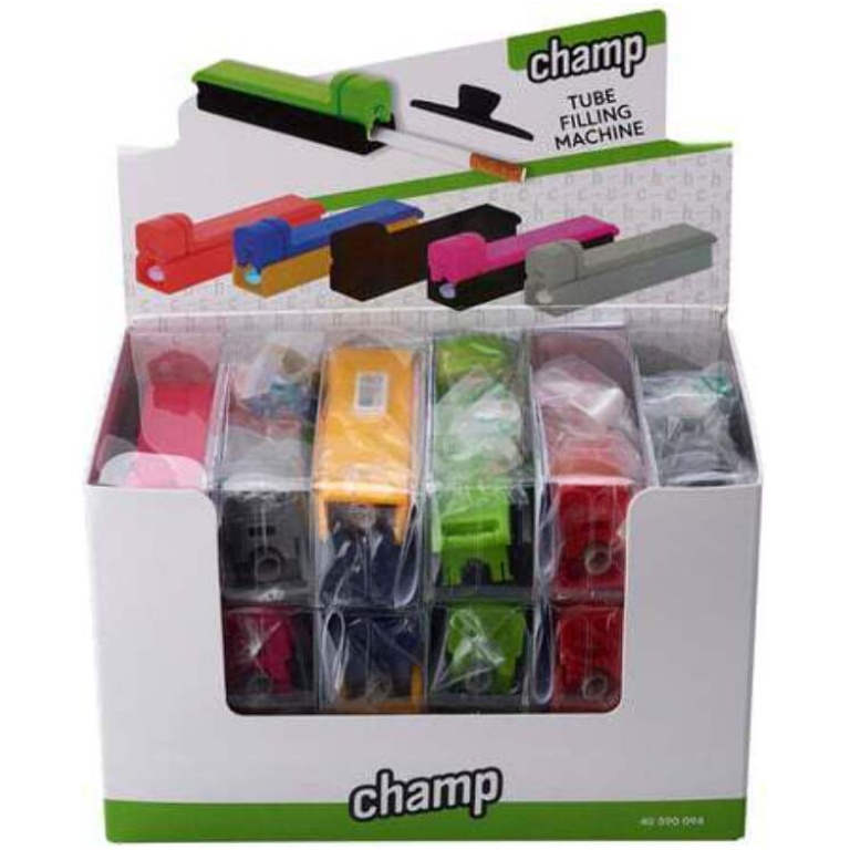 CHAMP TUBE FIL MACHINE COLORS 84MM 18PCS