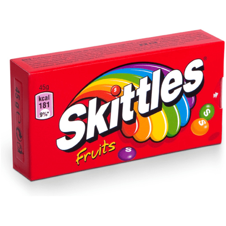 SKITTLES FRUIT CANDY 45G*16 BOX