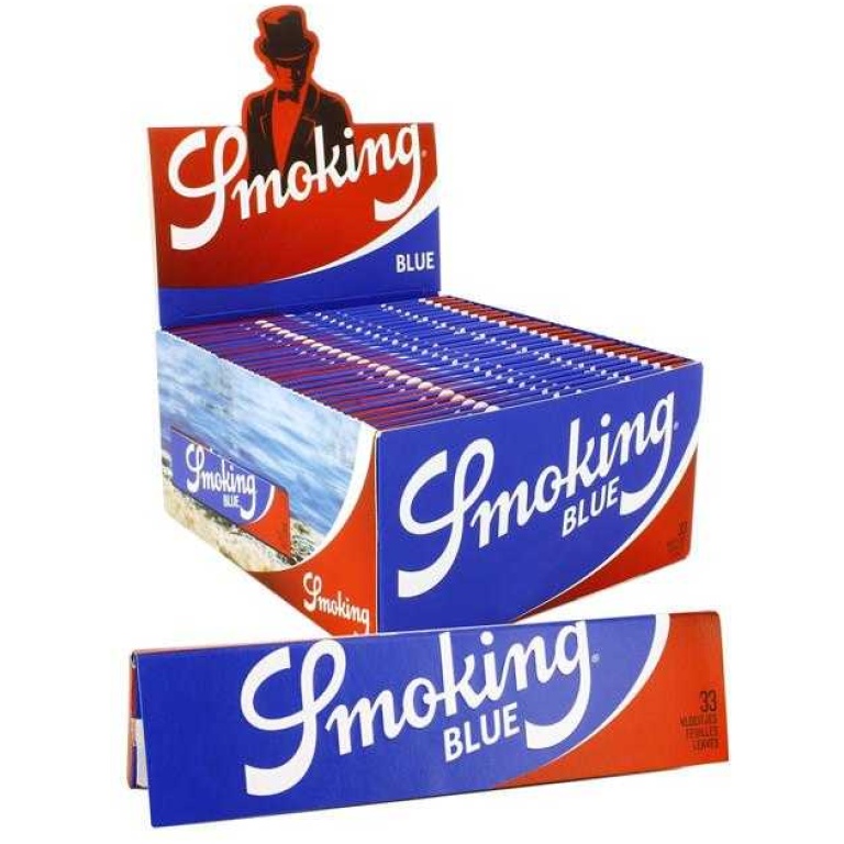 SMOKING BLUE KS R-PAPER 50 BOKLETS