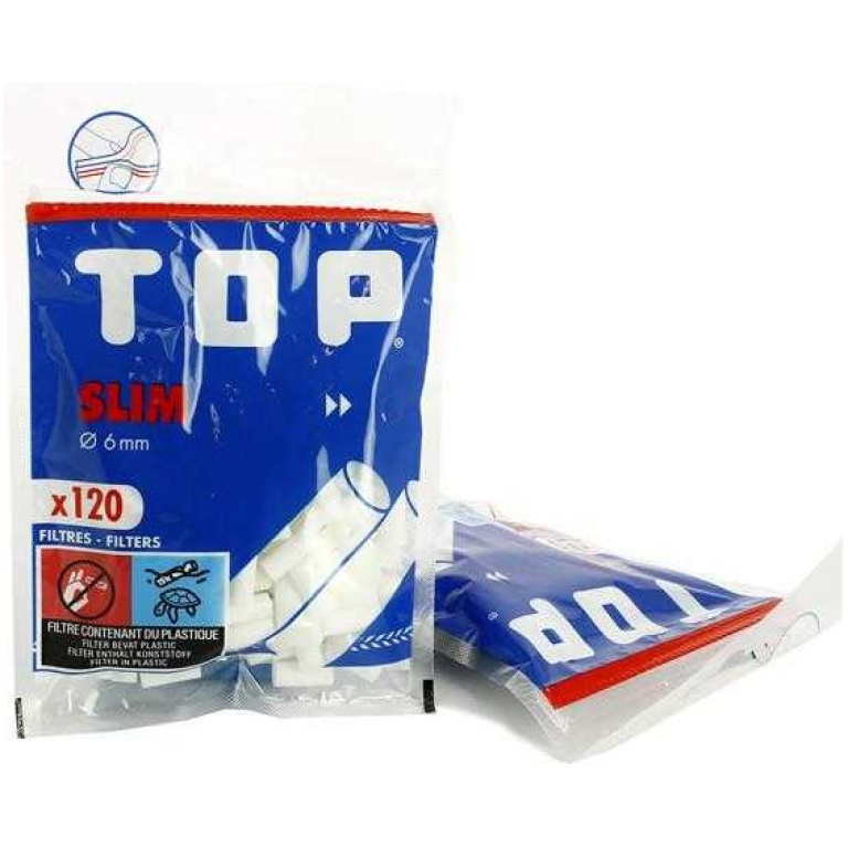 TOP SLIM FILTERS 6MM 120*34 BAGS