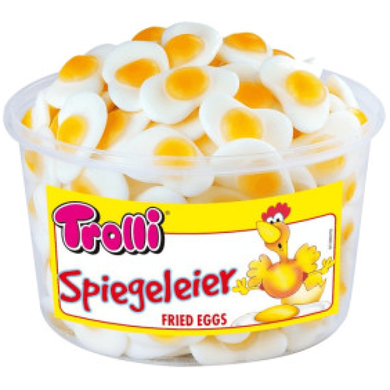 TROLLI FRIED EGGS CANDY 150PCS BOX