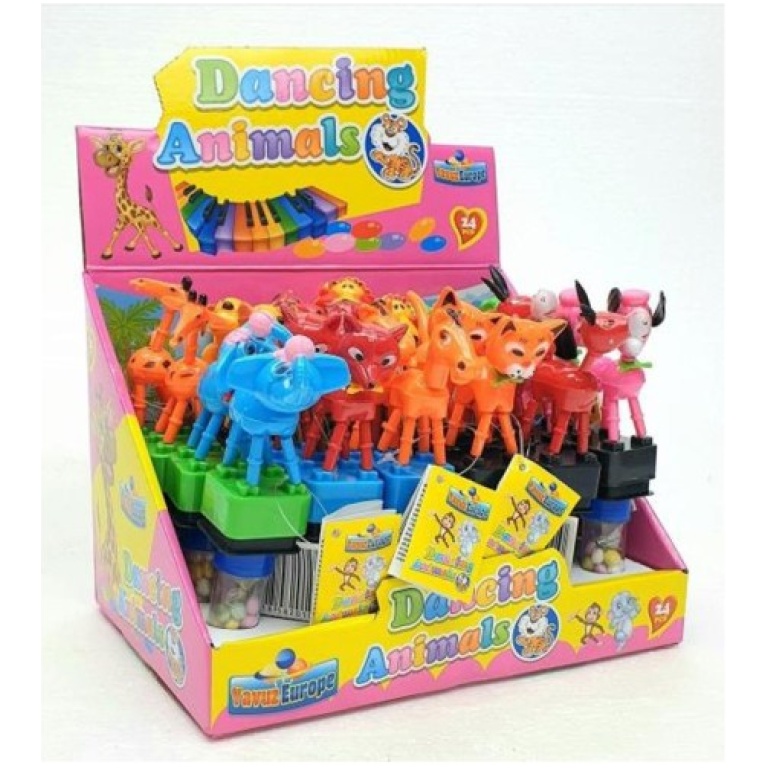 DANCING ANIMALS CANDY 24PCS