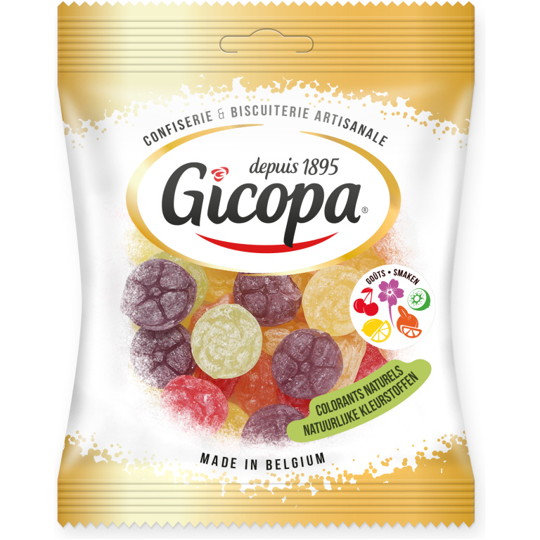 GICOPA FLEURS ASO CANDY 100G*24 BAGS
