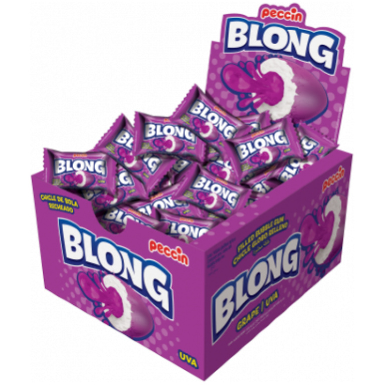 BLONG GRAPE BUBBLE GUM 40PCS