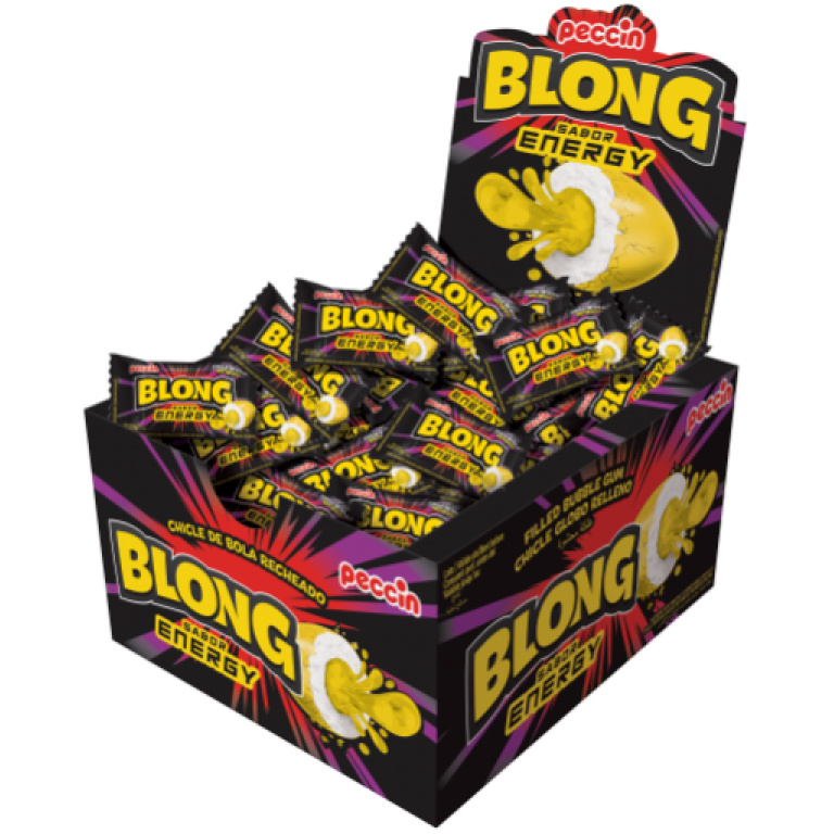 BLONG  ENERGY BUBBLE GUM 40PCS