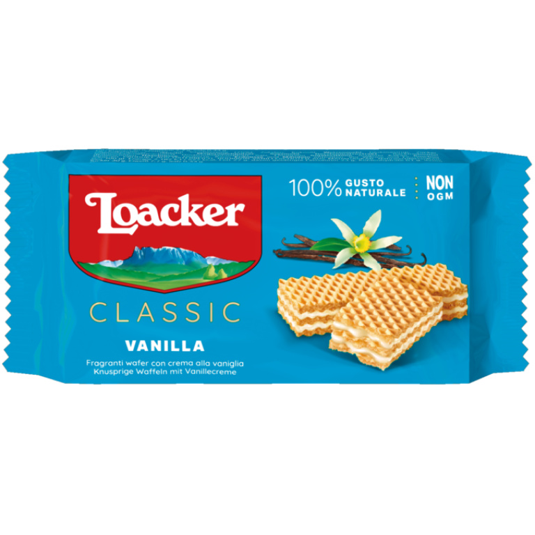 LOACKER CLASSIC VANILLA WAFER 45G*25 PCS