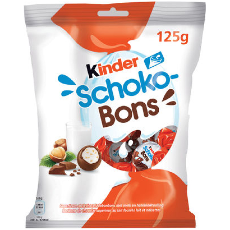 KINDER SCHOKO BONS 125G*16 BAGS